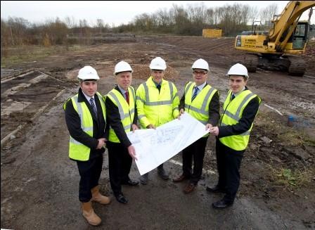 WORK STARTS ON 1ST PHASE OF NEW £7.5 MILLION GERARDS PARK, 30,000 SQ FT INDUSTRIAL SCHEME IN ST HELENS